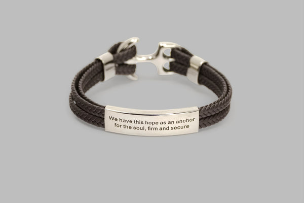 ブレスレット LANARCHIVE Flat leather chain bracelet 2plan (ツープラン) - [LANARCHIVE]フラットレザーチェーン