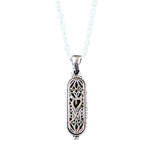 Shin Mezuzah Necklace