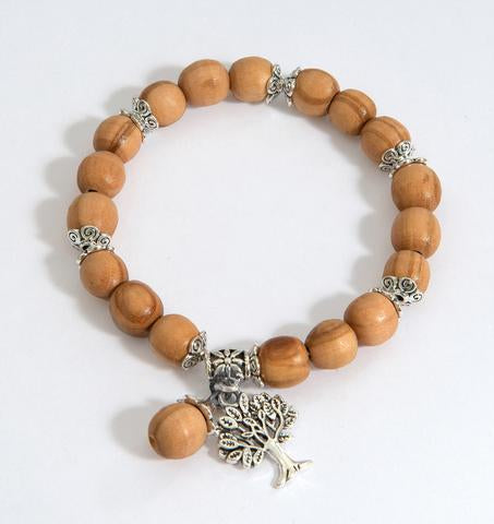 Tree of Life Olivewood Bracelet