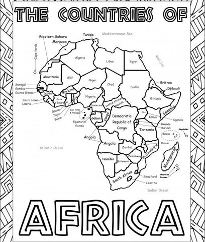 Africa Geography Curriculum & Intercessory Prayer Guide - PDF download
