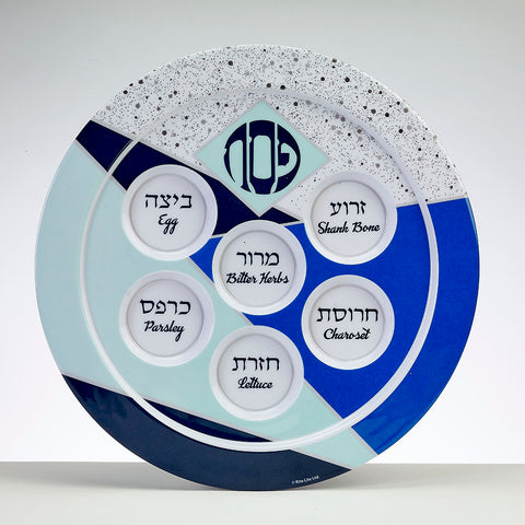 Geometric Melamine Seder Plate