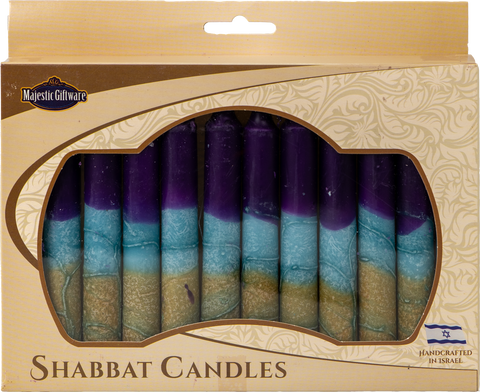 Harmony Violet Shabbat Candles