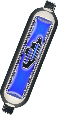 Blue Shin Car Mezuzah