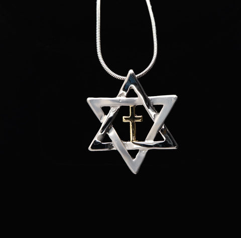 Star of David/Cross Necklace