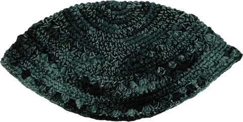 Black & Green Frik Kippah