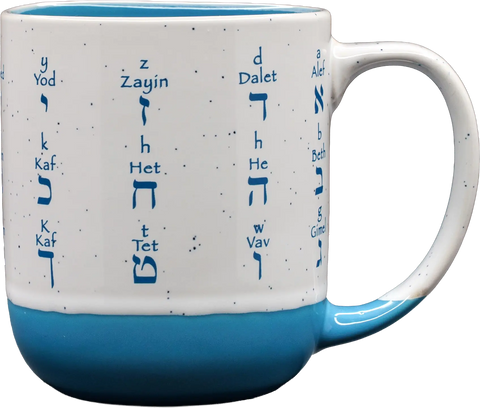 Hebrew Alphabet Mug