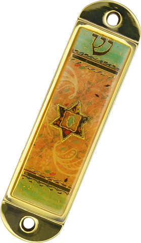 Gold Star Car/Tent Mezuzah