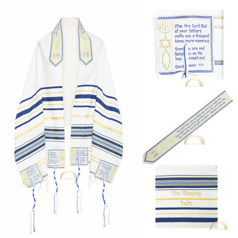 Navy Blessings Tallit