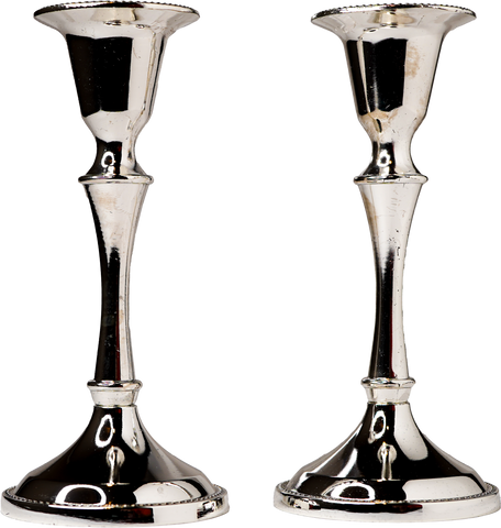 Traditional Silver Candlesticks
