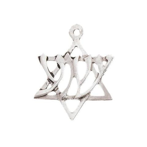 Sterling Silver Yeshua Star of David Necklace