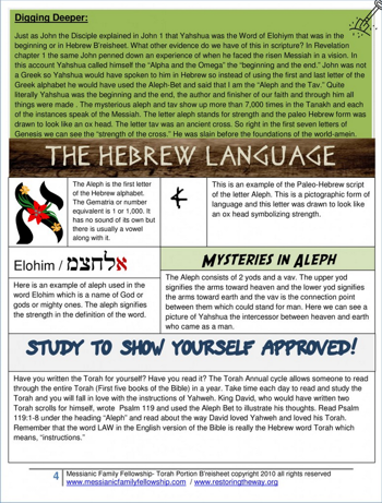 Messianic Weekly Torah Guides for ADULTS - PDF download