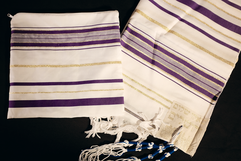 Messianic Tallit - Purple